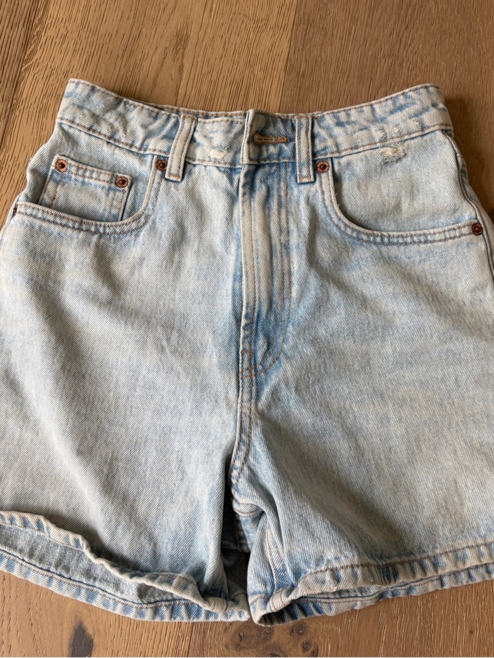 Zara denim shorts xs/2